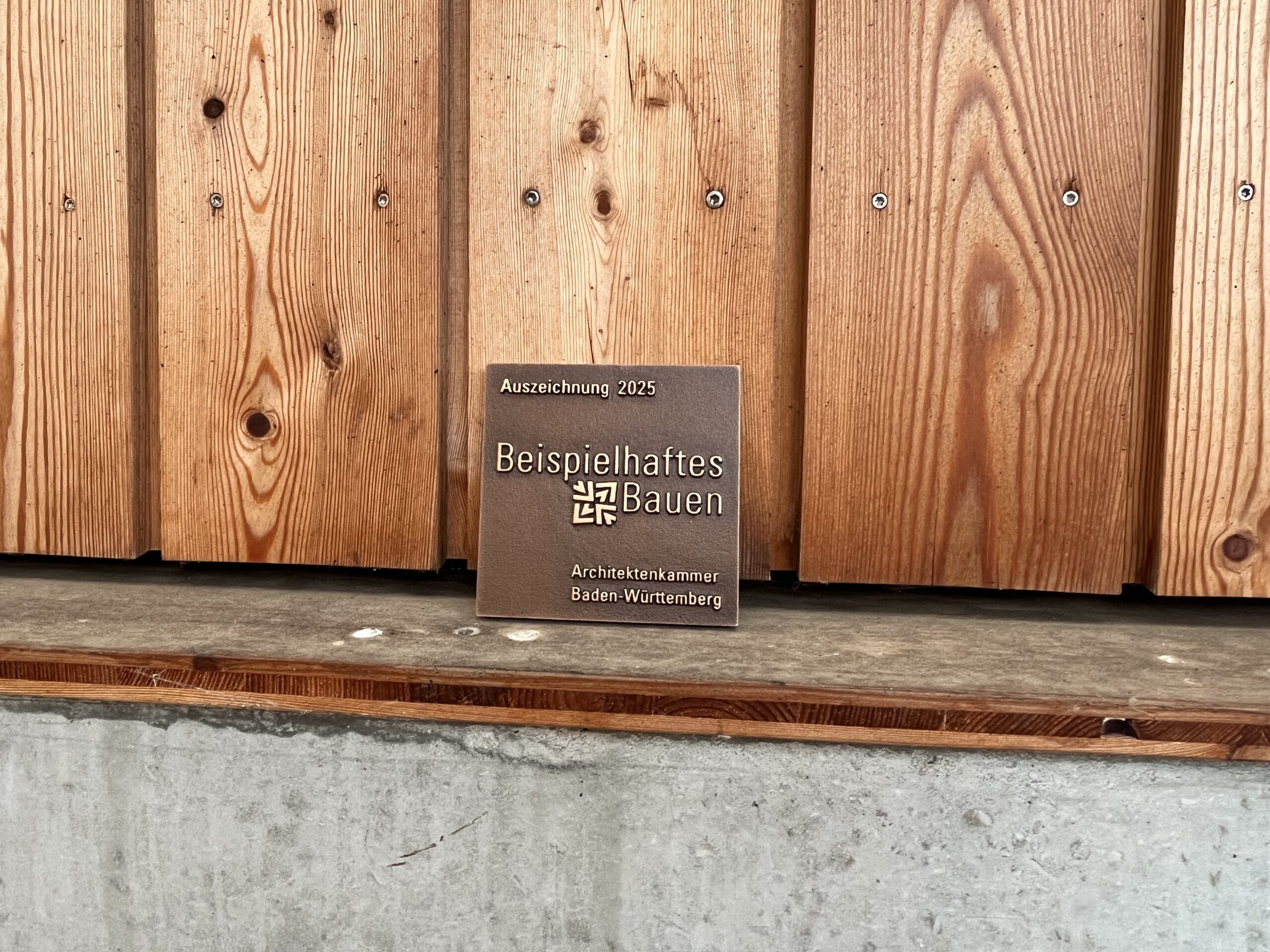 Auszeichnung für „Beispielhaftes Bauen“  im Landkreis Tübingen