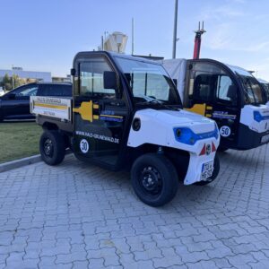 Goupil G2 Elektro-Nutzfahrzeug mit Pritsche